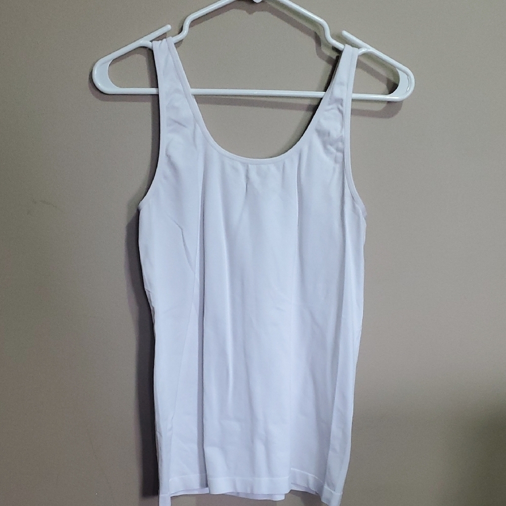 Shimera White Sleeveless Women's Tank Top Size XLarge